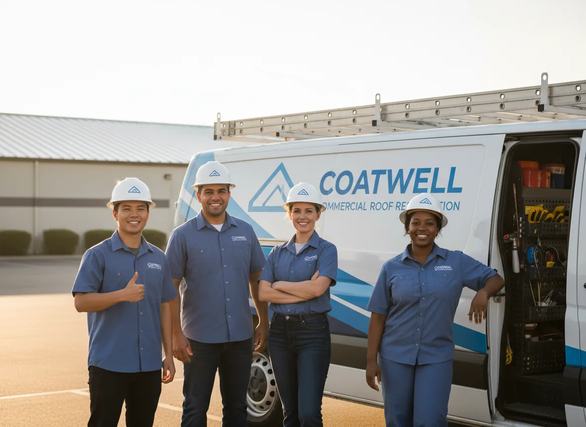 Commercial roof coating company in Sedley, VA